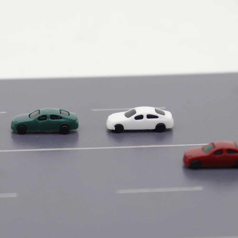 미니어처 자동차 모델 장난감, 철도 기차 건축 건물 레이아웃, ABS 플라스틱 차량 페인트, 1:250-300 스케일, 12 개