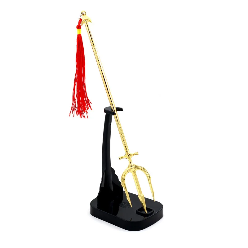 22cm 트라이던트 아쿠아 맨 영화 주변 기기 풀 메탈 신화 무기 모델, 1/12 복제 미니어처 인형 완구 장비 공예 남성