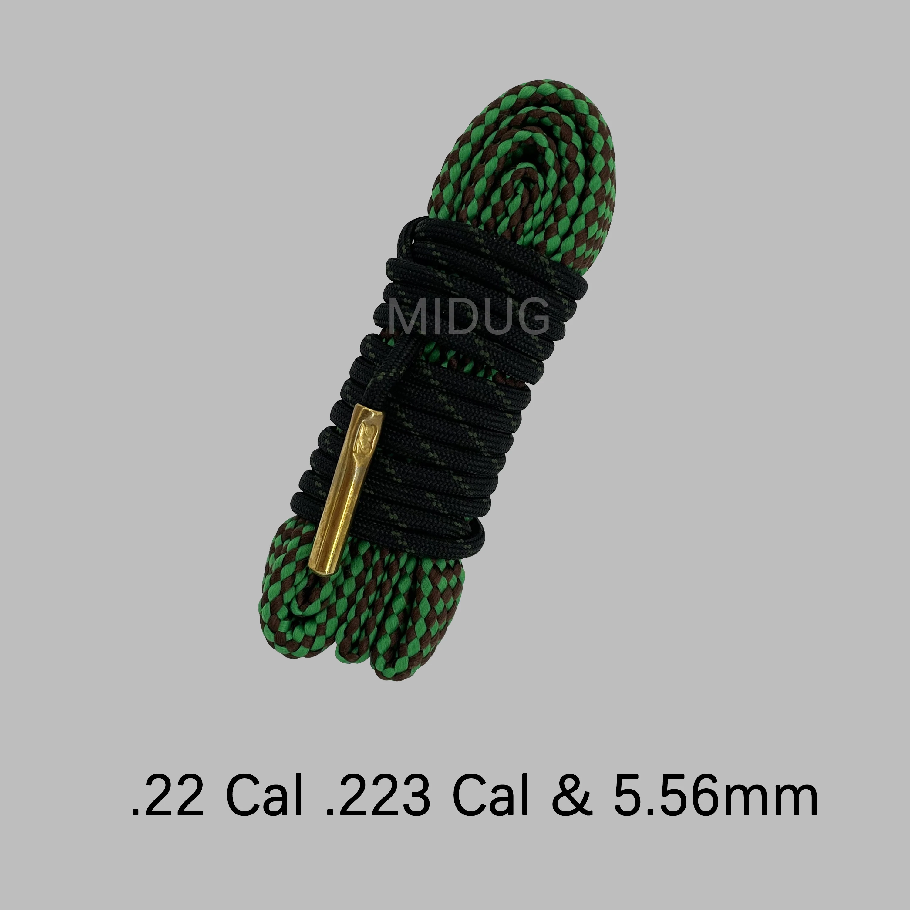 MIDUG 총 청소 키트, 라이플 보어 클린 뱀 배럴 보어 브러시 로프, 9mm .22 .223 5.56mm .308 7.62mm. 44.45cal 권총용, 12 GA