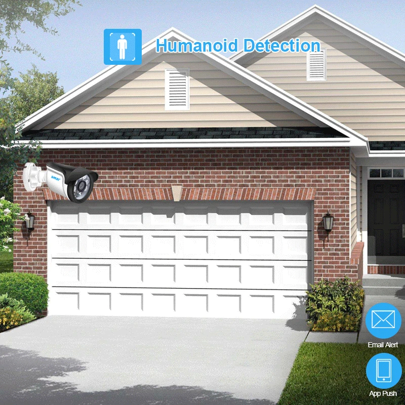 Smar 하이브리드 디지털 비디오 녹음기 홈 보안 시스템, Onvif NVR, 5 in 1 AHD CVI TVI CVBS IP 카메라, H.265, 4CH, 8CH, CCTV DVR, 5M-N