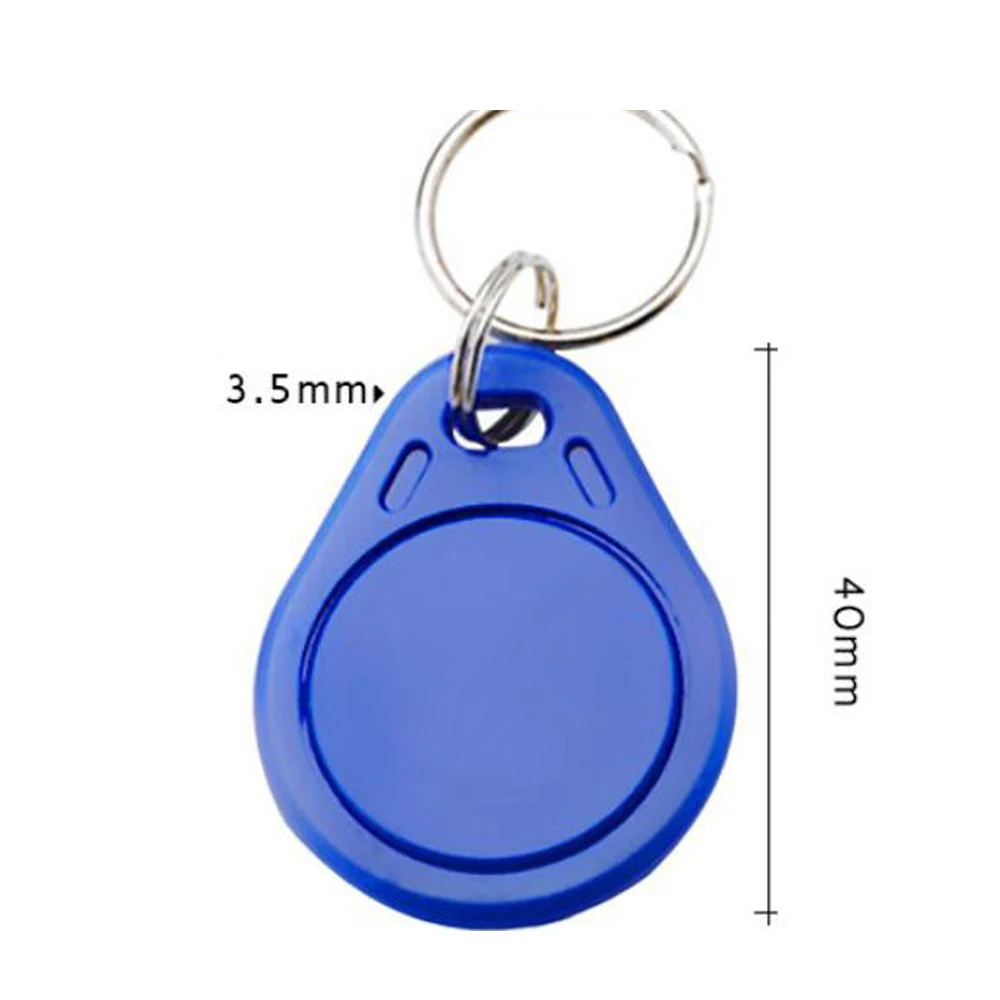 방수 13.56MHz UID 키포브 태그, RFID 액세스 제어 클론 키 카드 토큰, 쓰기 가능한 IC 카드 클론, 변경 가능한 키포브, 5 개