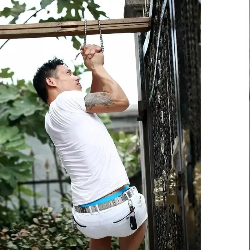 전술 8MM 스틸 체인 118-128 Ps 불상 비즈 자기 방어 손 팔찌 목걸이, EDC 야외 도구 자기 보호 생존