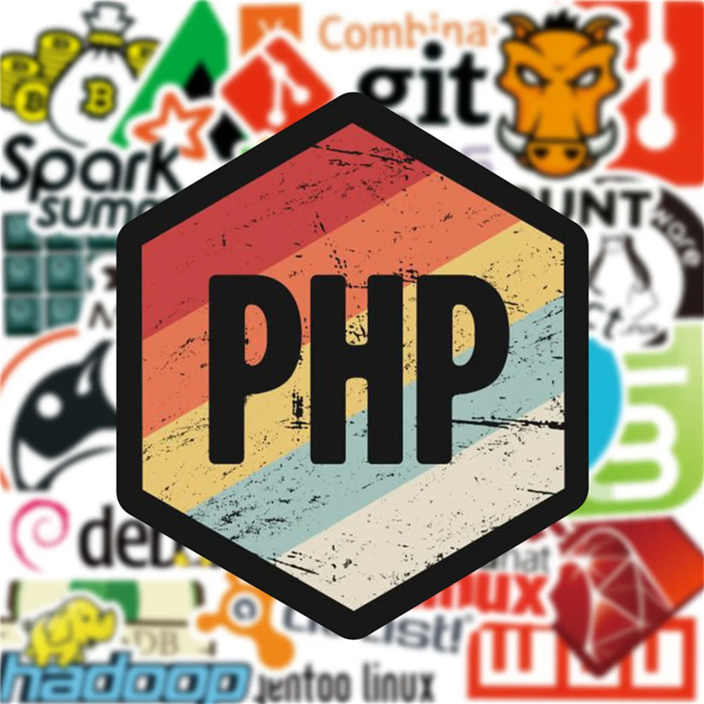 컴퓨터 프로그래밍 프로그램 언어 스티커 10/30/50 개, 가방 노트북 IPad 전화 케이스 방수 스티커 도매