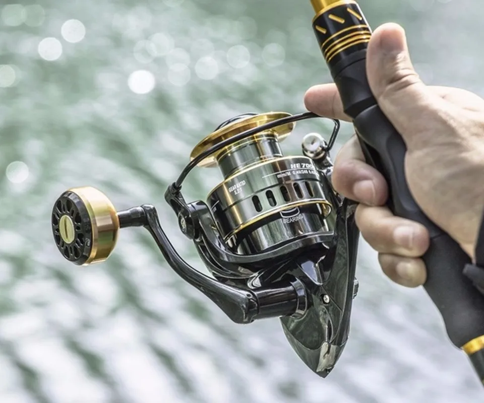 시마노 장거리 낚시 릴 HE500-7000, 최대 견인 10kg 스피닝 휠, 낚시 기어, 신제품