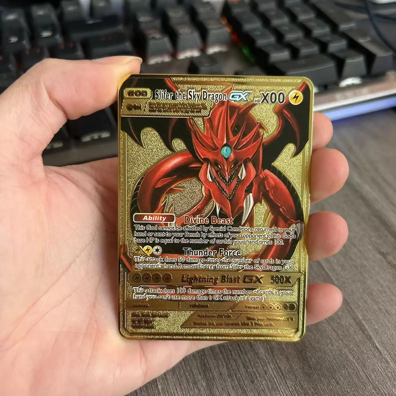 10000 포인트 아르세우스 vmax 포켓몬 메탈 카드, DIY 카드, 피카츄 리자드, 골든 한정판, 어린이 선물 게임 컬렉션 카드