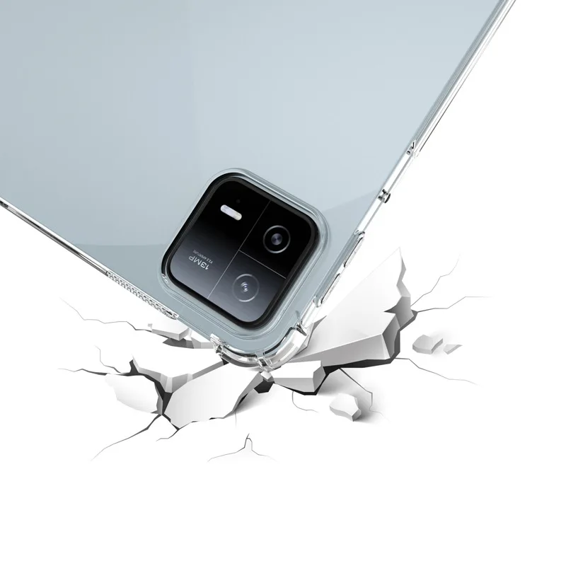 샤오미 패드 6, 11 인치 에어백 소프트 TPU 케이스, 투명 실리콘 태블릿 커버, MiPad 6 Pro, 11 인치
