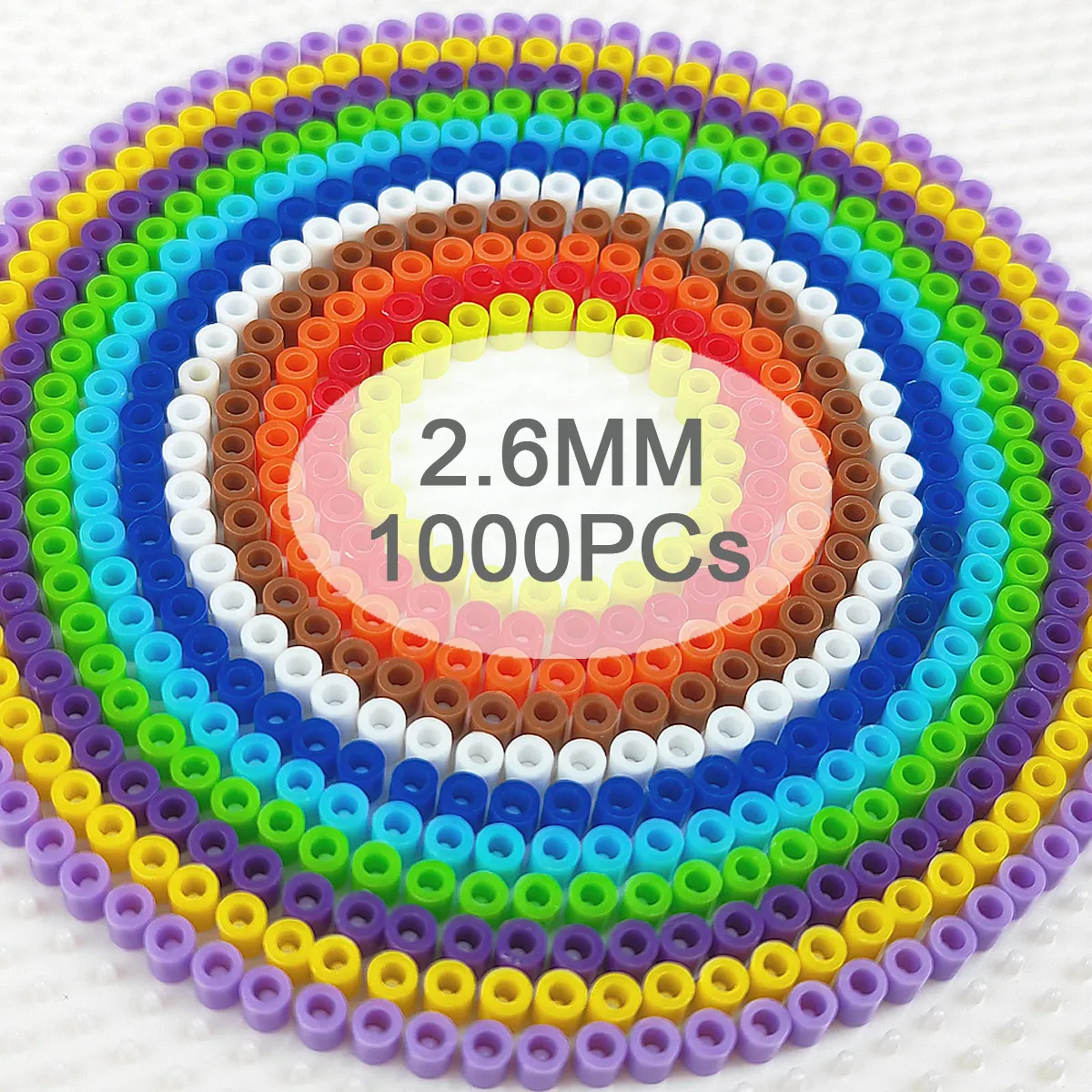 2.6mm 미니 비즈 1000PCS 230 색상 퓨즈 비즈 어린이 선물 하마 비즈 Diy 퍼즐 철 비즈 고품질 title=2.6mm 미니 비즈 1000PCS 230 색상 퓨즈 비즈 어린이 선물 하마 비즈 Diy 퍼즐 철 비즈 고품질 