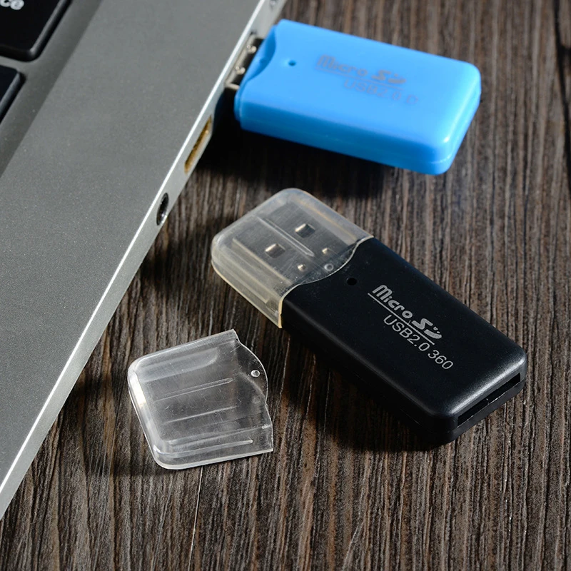 미니 USB 2.0 마이크로 SD TF 카드 리더 메모리 카드 USB2.0 어댑터 플래시 카드 리더, 컴퓨터 노트북 카드 리더 고속