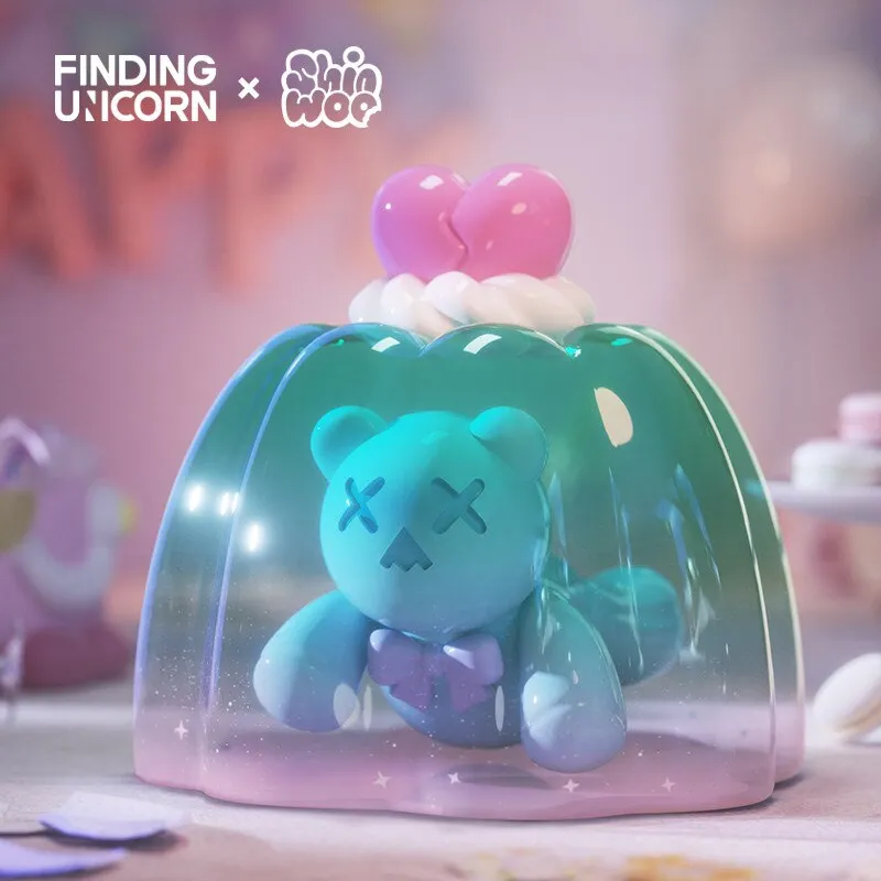 유니콘 찾기 신우 생일 혼자 시리즈 블라인드 박스 장난감, 카와이 애니메이션 액션 피규어 카ixa Caja 미스터리 박스 인형 소녀 선물