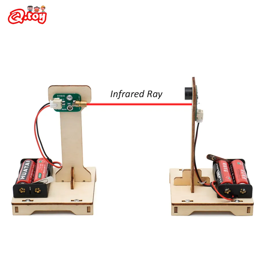 DIY 적외선 알람 STEM 장난감, 과학 실험 도구 키트, 교육용 나무 퍼즐 게임 학습, 어린이 선물 title=DIY 적외선 알람 STEM 장난감, 과학 실험 도구 키트, 교육용 나무 퍼즐 게임 학습, 어린이 선물 