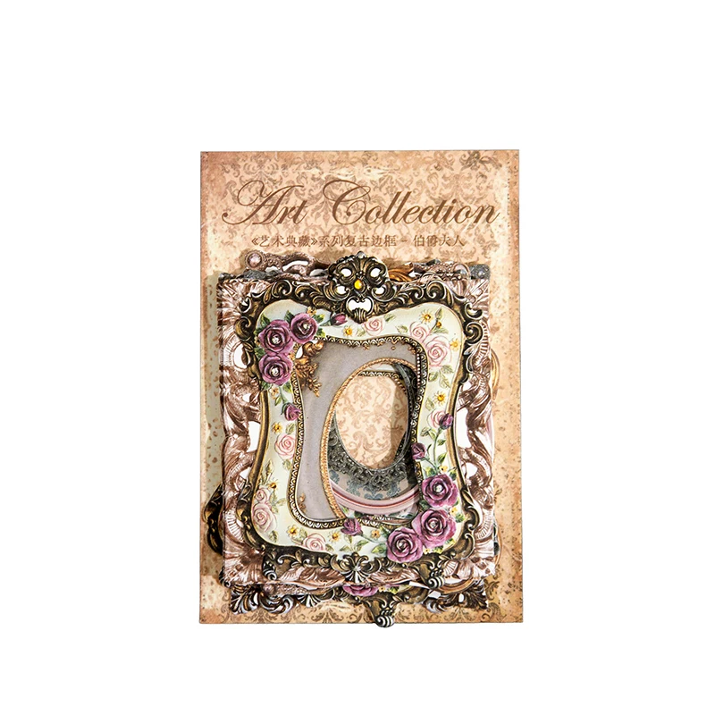 Journamm 빈티지 컷 아웃 프레임 장식 종이 정크 저널, DIY 스크랩북 콜라주 재료 플래너, 창의적인 문구, 팩당 30 개