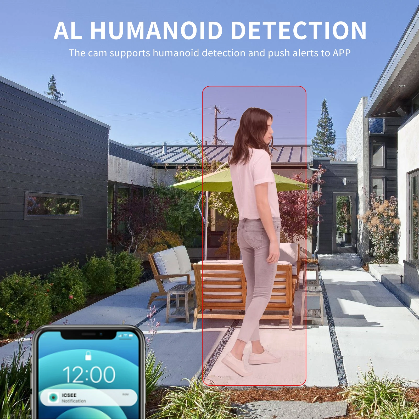 무선 야외 감시 카메라, 듀얼 렌즈, 듀얼 스크린, Ai 인간 감지, 자동 추적, 6MP 4K PTZ 와이파이 카메라