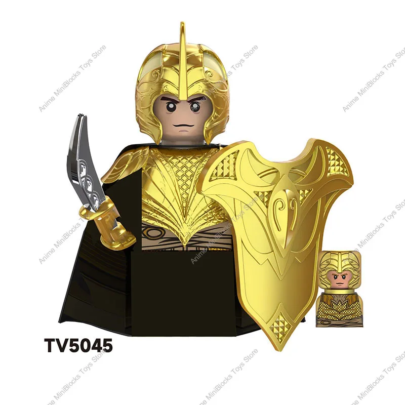 6405 6054 로드 링 영화 브릭 인형, 중세 기사 군인 전사 아처 미니 피규어, 액션 장난감 빌딩 블록, TV6406