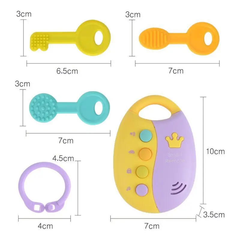 새로운 어린이 가상 놀이 아기 음악 장난감, 뮤지컬 자동차 키 보컬 스마트 원격 자동차 목소리 가상 놀이 교육 완구