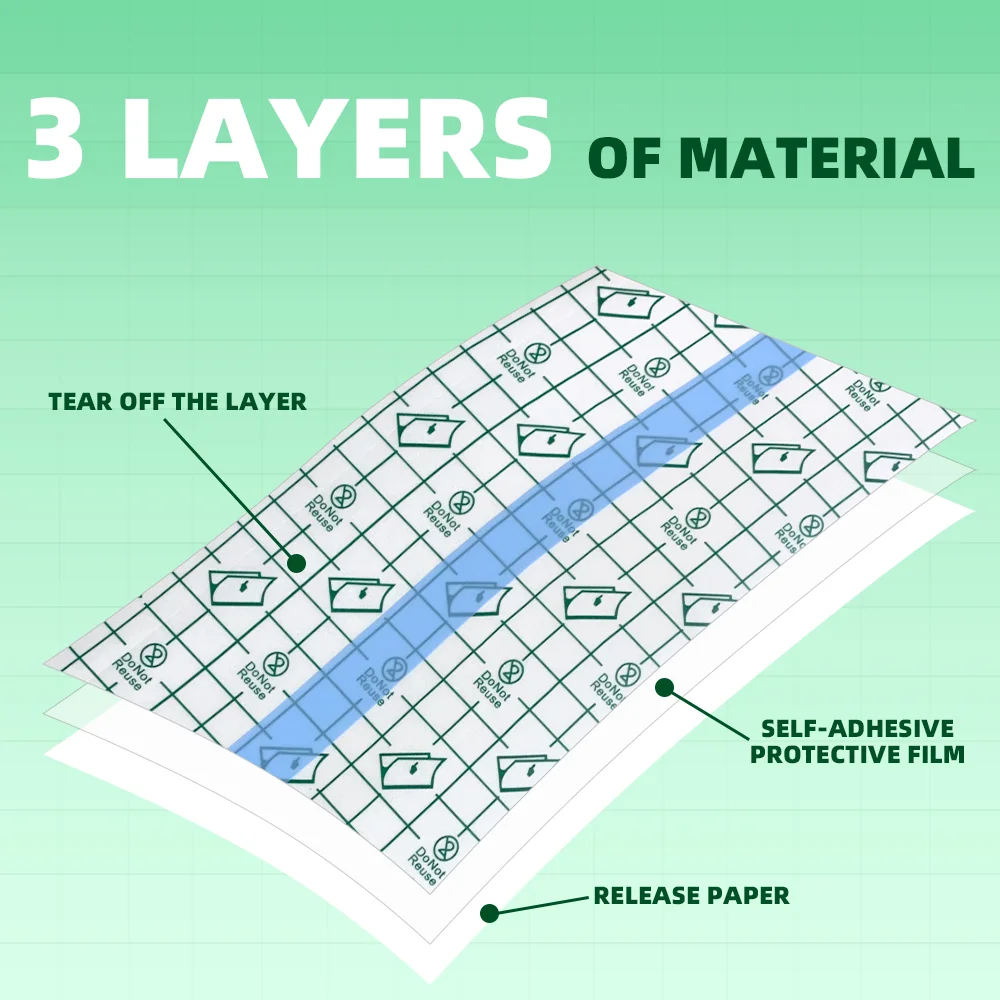 문신 애프터케어용 방수 PU 필름, 보호용 피부 치유 붕대, 의료용 상처 드레싱, 의료용 접착 테이프
