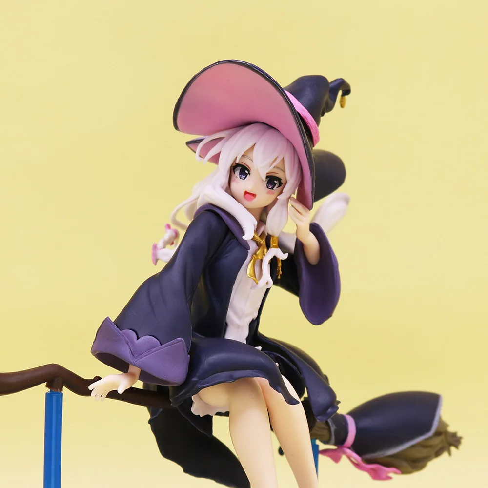 Ilyina 애니메이션 모델 빗자루 피규어, 14cm 앉은 자세, 귀여운 디자인, 모델 장난감, 컴퓨터 책상 케이크 장식 장난감, 신제품