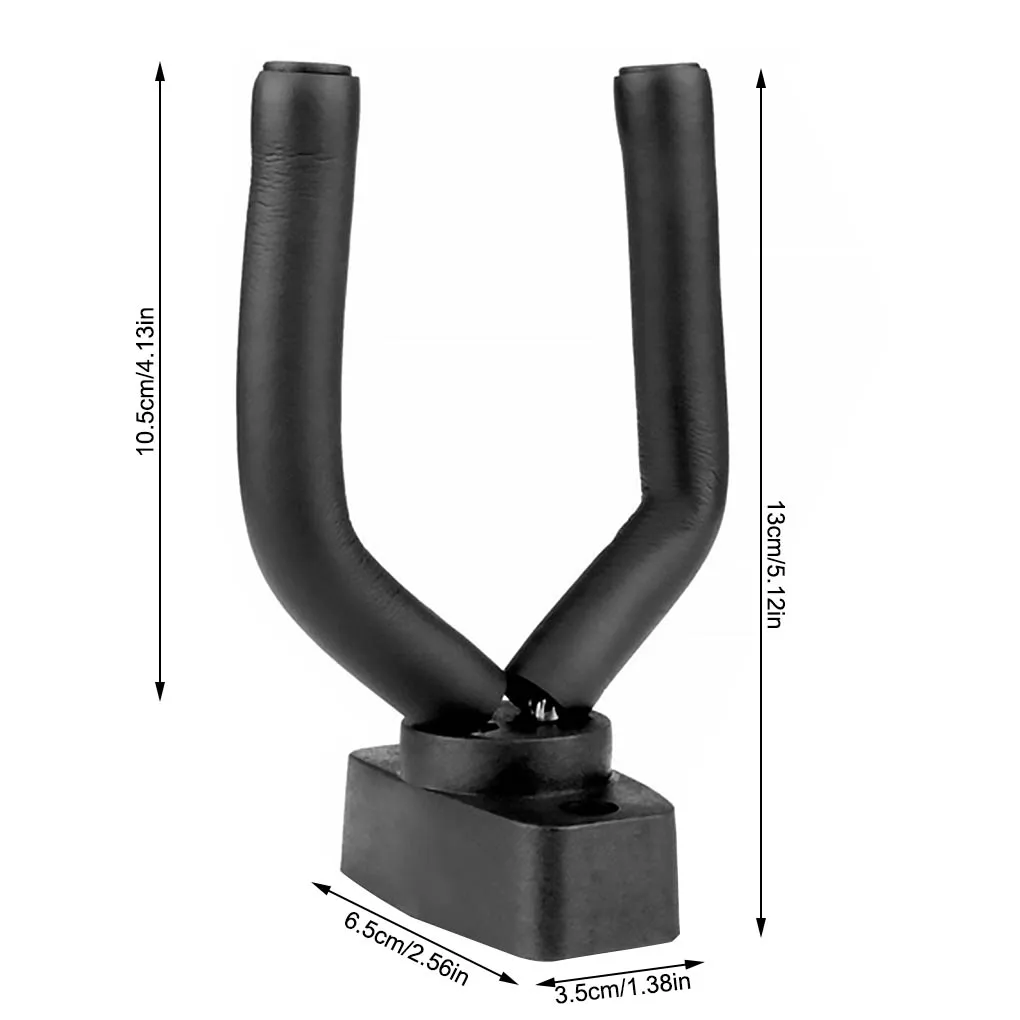 기타 행거 후크 홀더 벽 마운트 스탠드 랙 브래킷 디스플레이 기타 베이스 나사 액세서리, 1 개