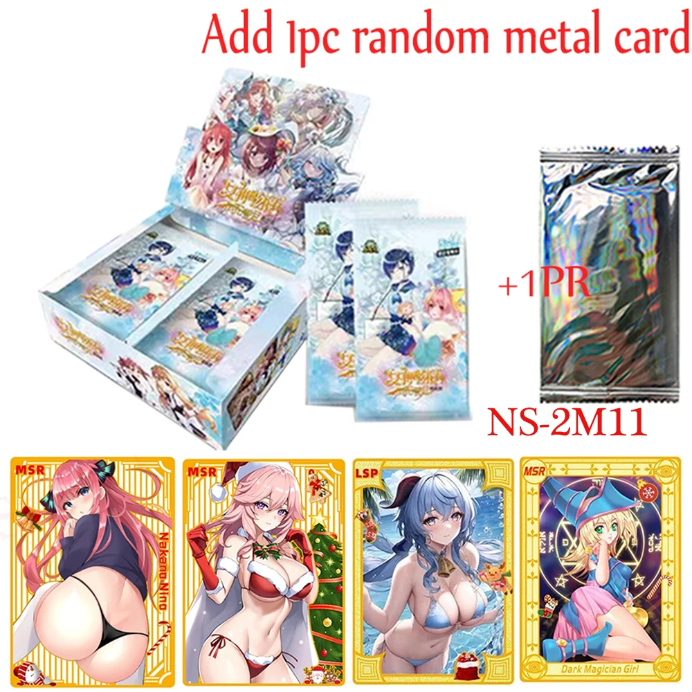 여신 스토리 컬렉션 PR 카드, 애니메이션 소녀 파티 수영복, 비키니 게임 카드, 어린이 장난감 선물, NS10M05 5M08 부스터 박스, 신제품