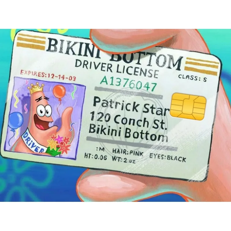 애니메이션 스폰지밥 네모팬츠 패트릭 스타 오징어 촉수, 신용 카드 스티커, 버스 카드, 은행 카드 장식, 스크래치 방지