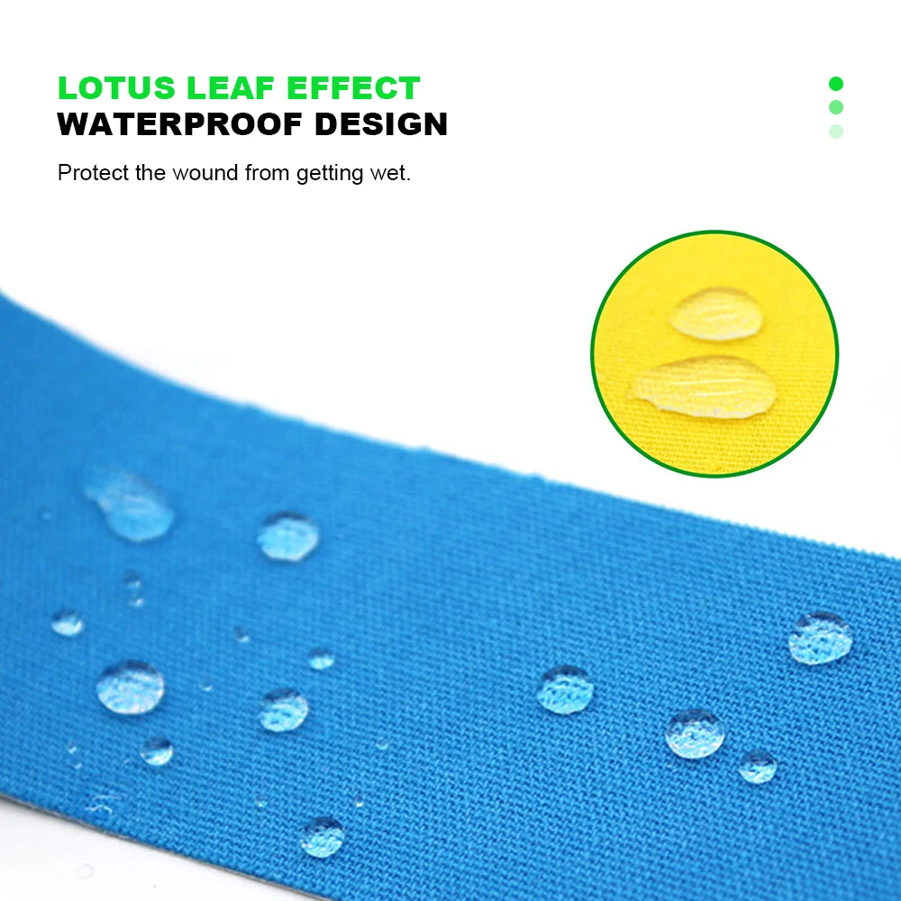 운동 요법 테이프 근육 패치, 스포츠 붕대, 의료 운동 회복, 근육 통증 완화를 위한 자체 접착 방수 붕대