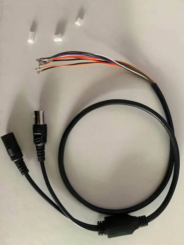 CCTV 카메라 비디오 케이블, OSD 메뉴 버튼 포함