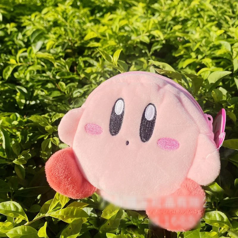 카와이 커비 봉제 동전 지갑, 만화 부드러운 박제 스타 커비 헤드폰 가방, 펜던트 지갑, 은행 카드 열쇠 가방, 소녀 선물, 4 가지 스타일