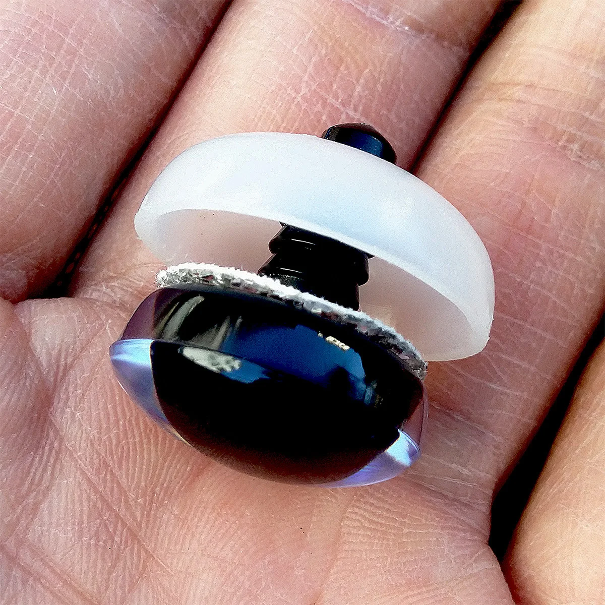 아미구루미 크로셰 장난감용 하이 퀄리티 안전 눈, 반짝이 혼합 크기, 대형 녹색 파란색 버튼 인형 눈, 18mm, 20mm, 25mm, 30mm, 35mm, 20 개