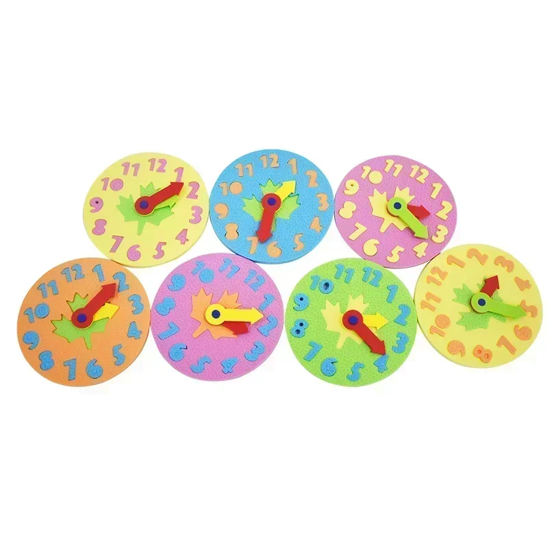 유치원 교육 매뉴얼 DIY 에바 시계, 조기 학습 교육, 아기 어린이 장난감, 몬테소리 교육 보조, 수학 장난감