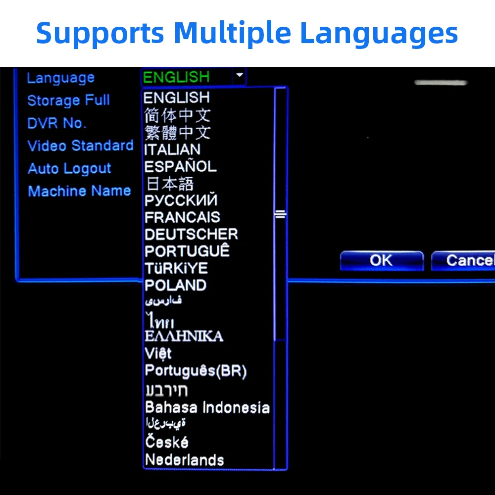 Hiseeu CCTV 보안 시스템 Xmeye용 디지털 비디오 레코더, AHD TVI CVI IP 카메라, 16CH, 8CH, 5MP, 5MP, 1080P, 4CH, DVR, 5 in 1