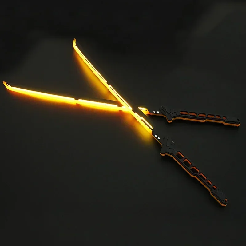 1:1 발광 장난감 광선검 대형 모델, 일본 소드 아크릴 장난감, 사이버 무기 코스프레, 주변 선물, 80cm