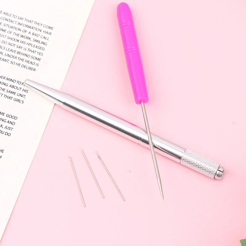 인형 머리 루트 바늘 키트, 다시 페인트 아기 머리, 다시 태어난 머리 뿌리 도구