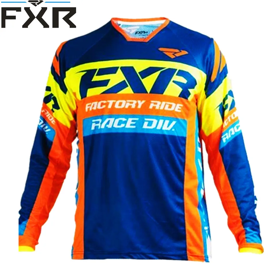 Motocross-셔츠 MTB FXR 레이싱 다운힐 저지, enduro cycling mountain santa DH maillot ciclismo hombre motorcycle moto quad