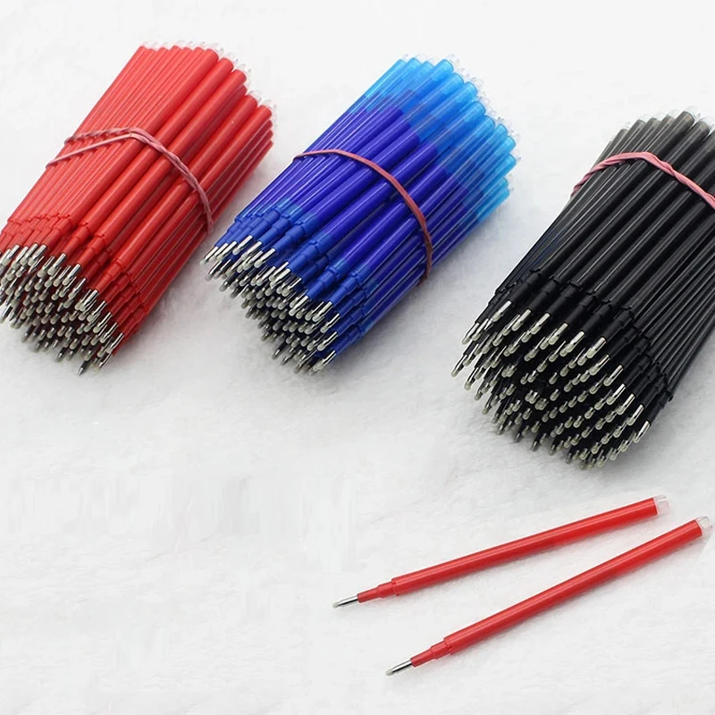 파일럿 프릭시온 펜 블루/블랙/레드 잉크 사무실 쓰기 액세서리 학교 문구에 대 한 0.7mm 매직 지울 수있는 펜 리필, 50 개/대