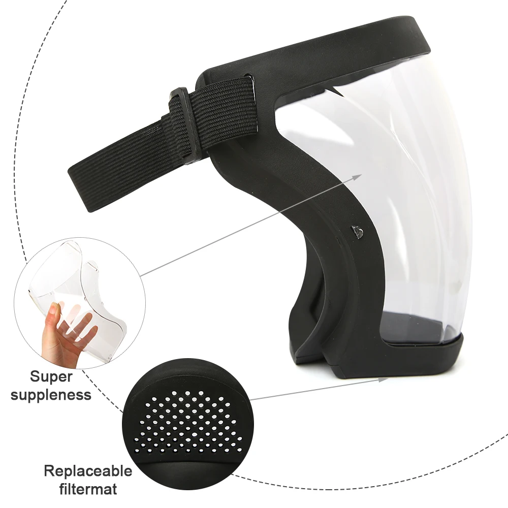 투명 풀 페이스 쉴드 보호 안전 안경, 김서림 방지 방풍 마스크, 오일 스플래시 주방 도구