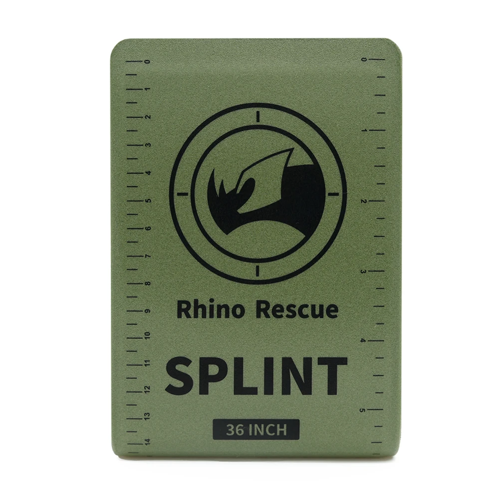 RHINO RESCUE 경량 재사용 가능한 전투 부목, 골절 치료용 응급 처치 의료 부목, 36 인치