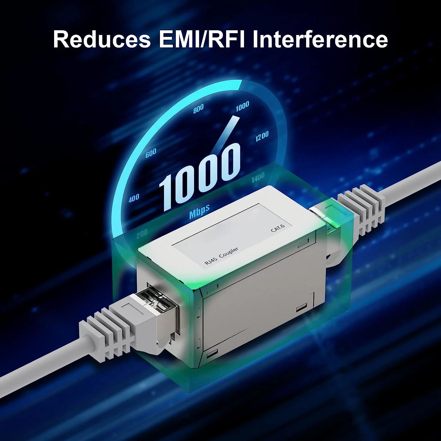 ZoeRax 차폐 RJ45 커플러, 인라인 이더넷 커플러, 암-암 이더넷 익스텐션 어댑터, Cat7, Cat6, Cat5e 이더넷 케이블