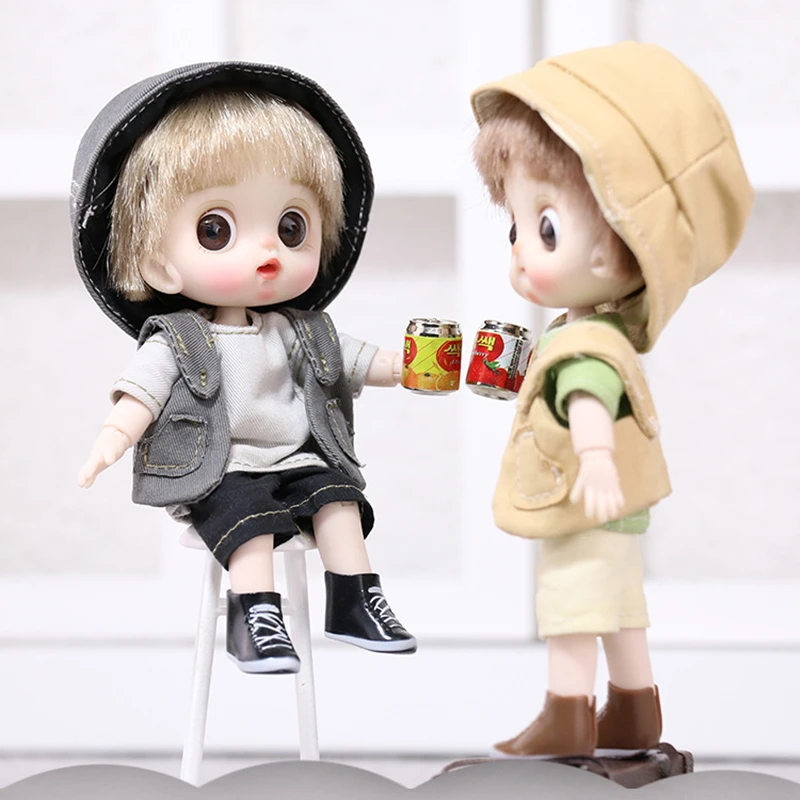 HOUZIWA OB11 인형 신발, 플라스틱 YMY 1/12 BJD 부츠