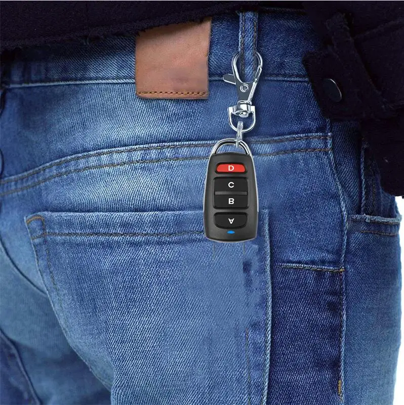 게이츠용 자동 복제기, 433 Mhz 고정 학습 코드, 범용 차고 리모컨, 433 mhz 명령 복제