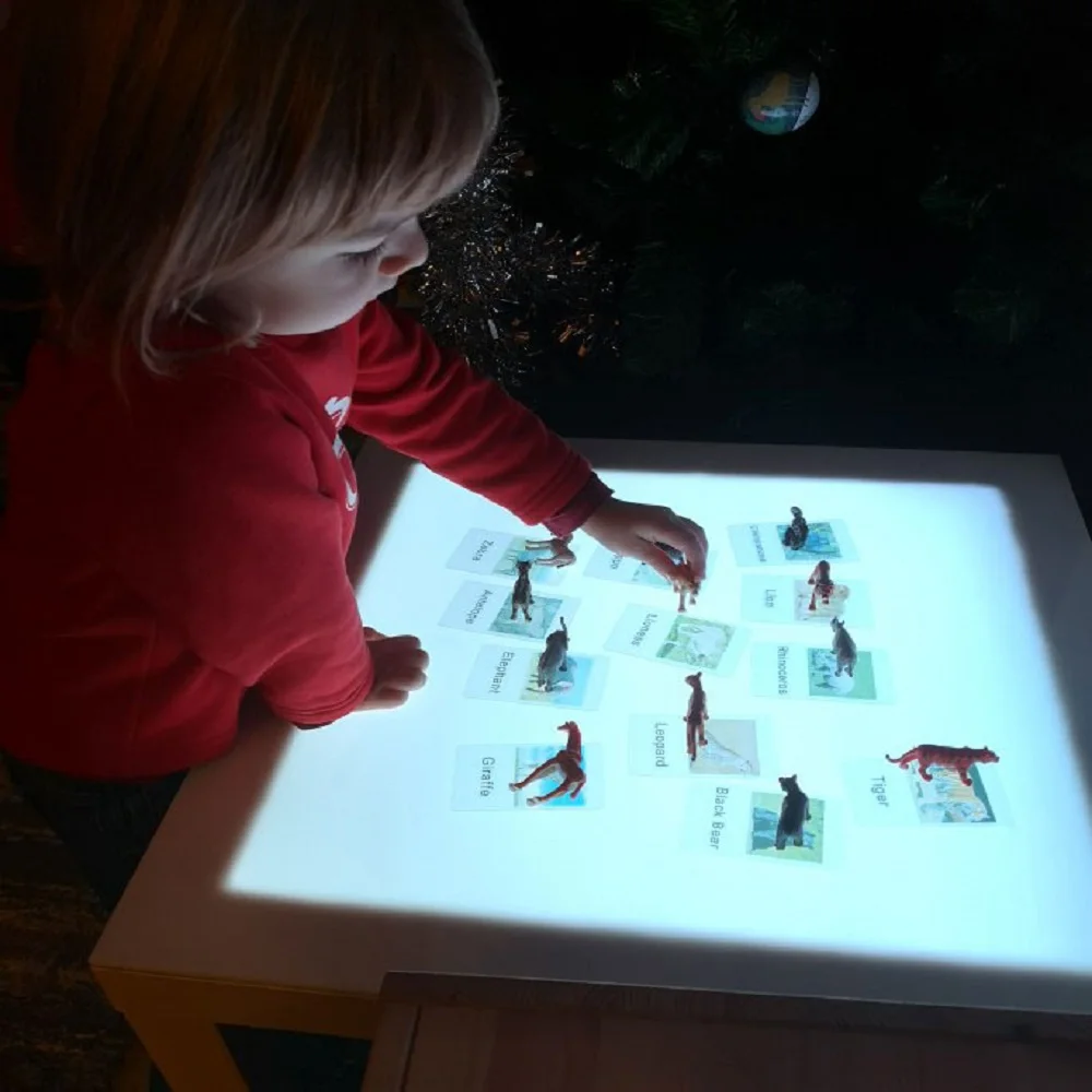 몬테소리 교육용 동물 매칭 카드 테이블 장난감 어린이용, 유치원 교육 완구, C1766F