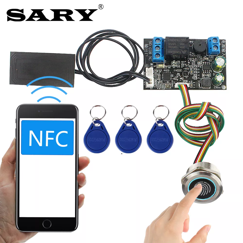 휴대폰 NFC 유도 제어 보드, 지문 인식 릴레이 모듈, IC 카드, 13.56 mhz 액세스 컨트롤러 title=휴대폰 NFC 유도 제어 보드, 지문 인식 릴레이 모듈, IC 카드, 13.56 mhz 액세스 컨트롤러 