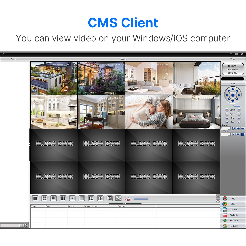 Hiseeu-H.265 POE IP 4MP 5MP CCTV IP 감시 보안 카메라 오디오 기록 POE NVR 시스템, 방수 야외 야간 투시경