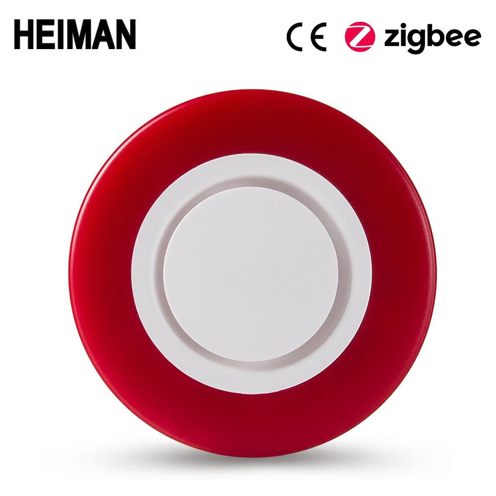 HEIMAN Zigbee 3.0 스마트 스트로브 플래시 사이렌 경적 알람 사운드, 95DB 큰 소리, 도둑 HA1.2 title=HEIMAN Zigbee 3.0 스마트 스트로브 플래시 사이렌 경적 알람 사운드, 95DB 큰 소리, 도둑 HA1.2 