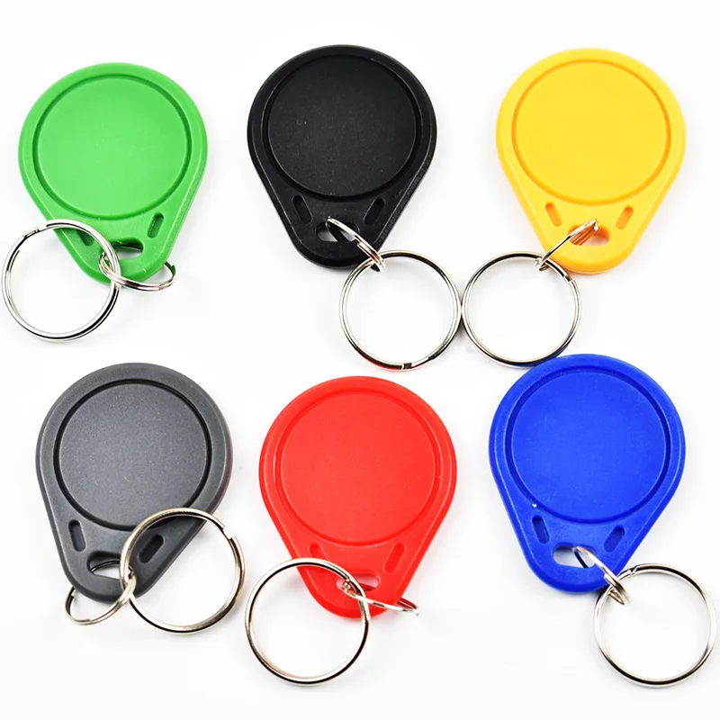 재기록 가능 프로그래밍 가능 RFID 125Khz 키체인 Keyfobs 키, EM4100 카드 복사용, T5577, 로트 당 1 개