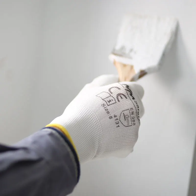 12 쌍 정전기 방지 코튼 PU 나일론 작업 장갑 ESD 안전 전자 산업 작업 장갑 남성 또는 여성용