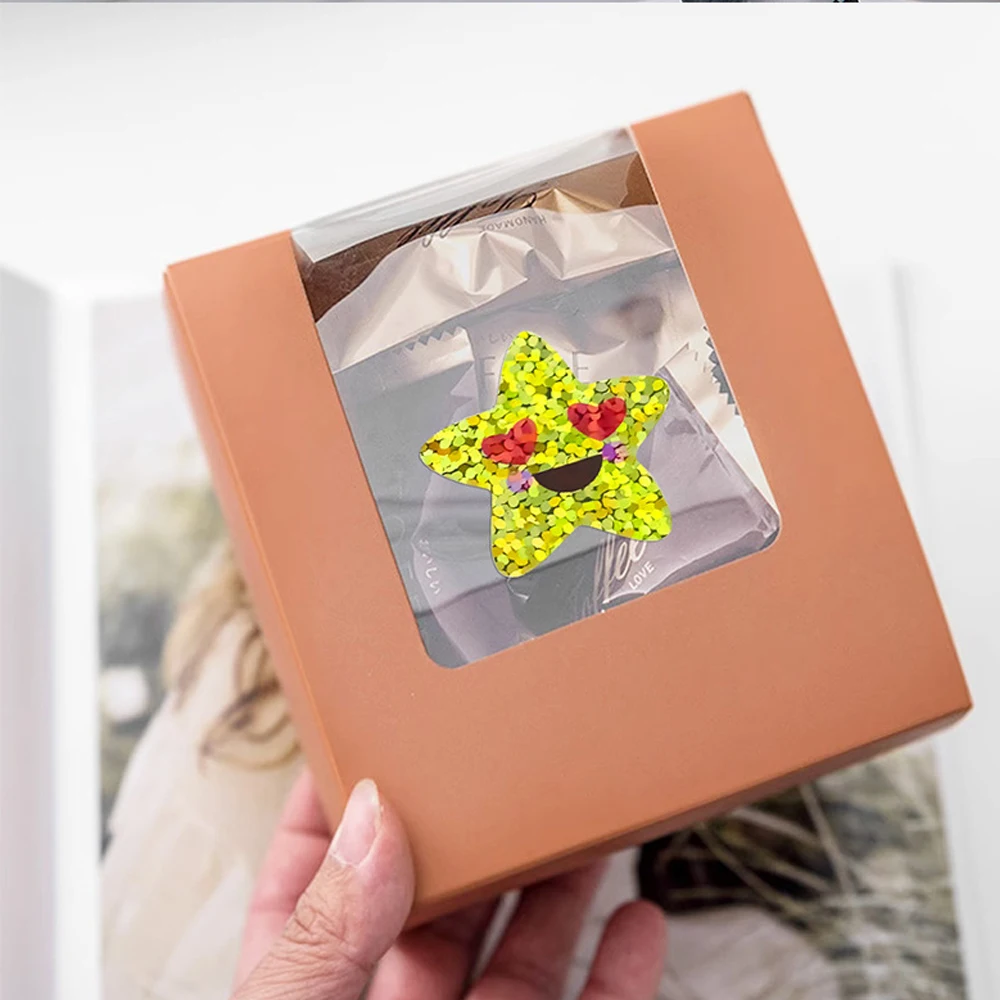 반짝이 별 스티커 어린이 학교 교사 보상 스티커, 파티 장식, 소규모 비즈니스 라벨 스크랩북 스티커, 100-500 개