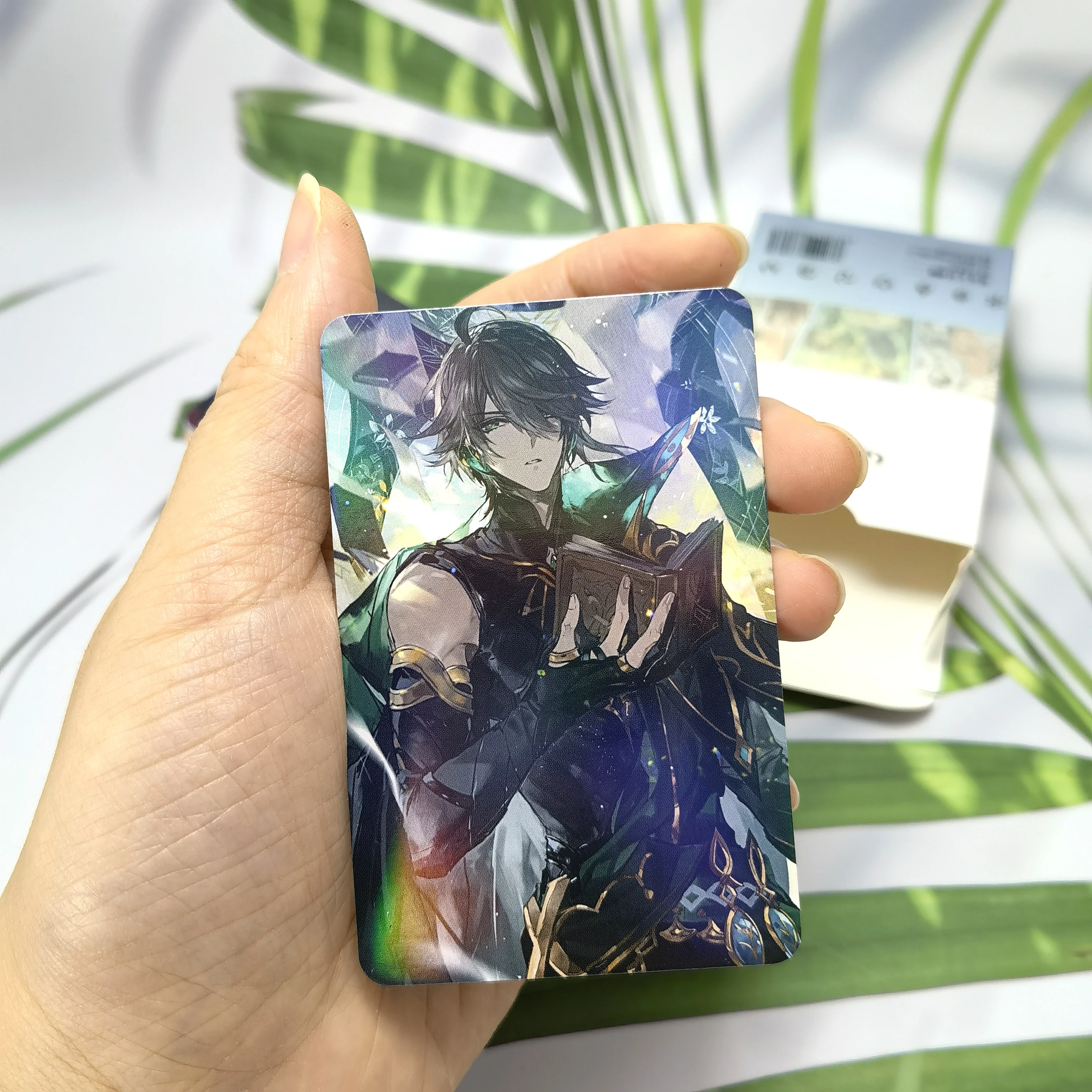 새로운 게임 캐릭터 포토카드, Furina Neuvillette Wriothesley Kazuha Wanderer Xiao Venti 선물 컬렉션 로모 카드 상자, 50PCs/세트