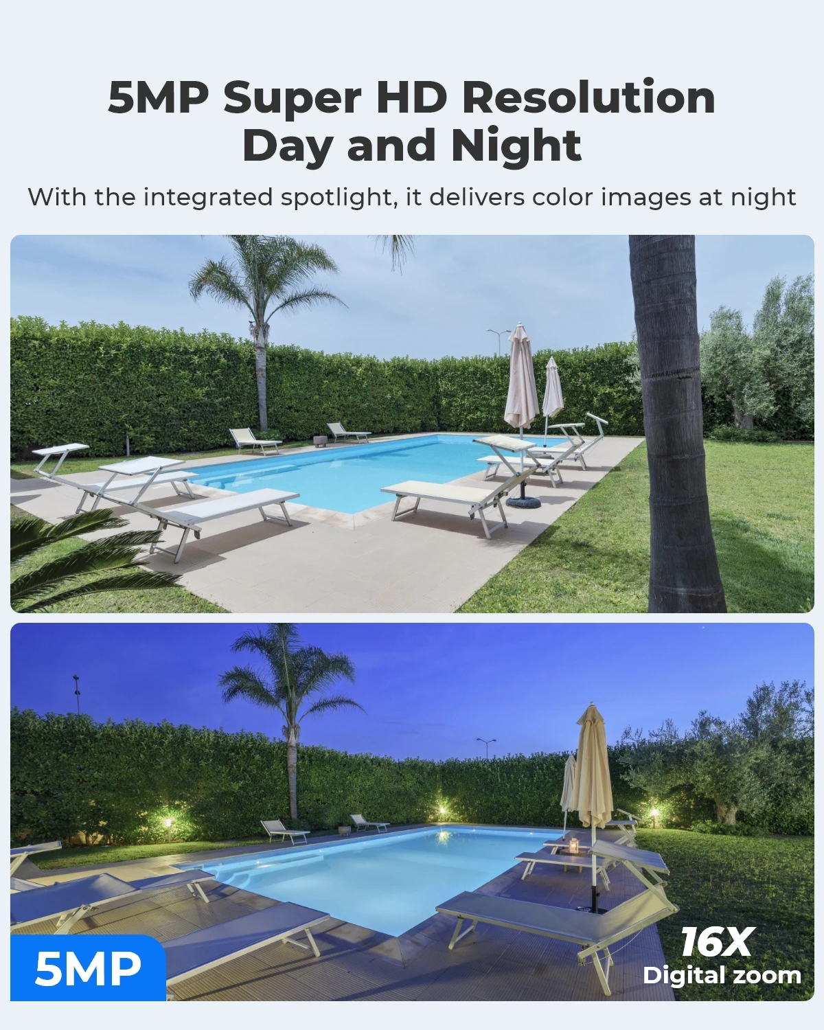 Reolink 2K 4G LTE 배터리 카메라, 5MP PIR 모션 캠, AI 동물 감지, 양방향 오디오, 야외 보안 카메라, 태양 전지 패널 포함