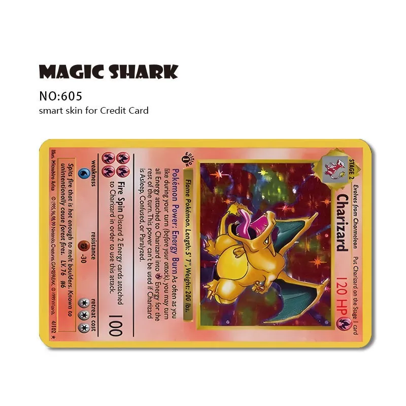 2023 패션 애니메이션 게임 드래곤 클라우드 PVC 전면 사이드 필름 스킨 커버 스티커, 소형 대형 칩 없음, 직불 신용 카드