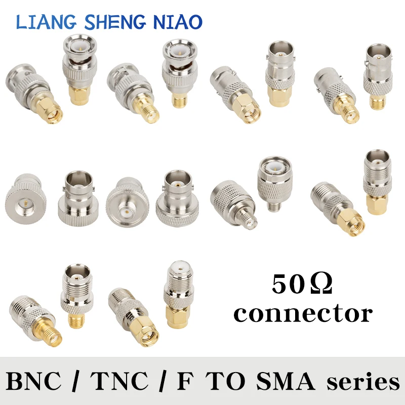 SMA-TNC 수 플러그 및 암 잭, BNC-SMA RF 동축 어댑터 커넥터, 테스트 컨버터, 황동 F 암-SMA 수 플러그, 1 개 title=SMA-TNC 수 플러그 및 암 잭, BNC-SMA RF 동축 어댑터 커넥터, 테스트 컨버터, 황동 F 암-SMA 수 플러그, 1 개 