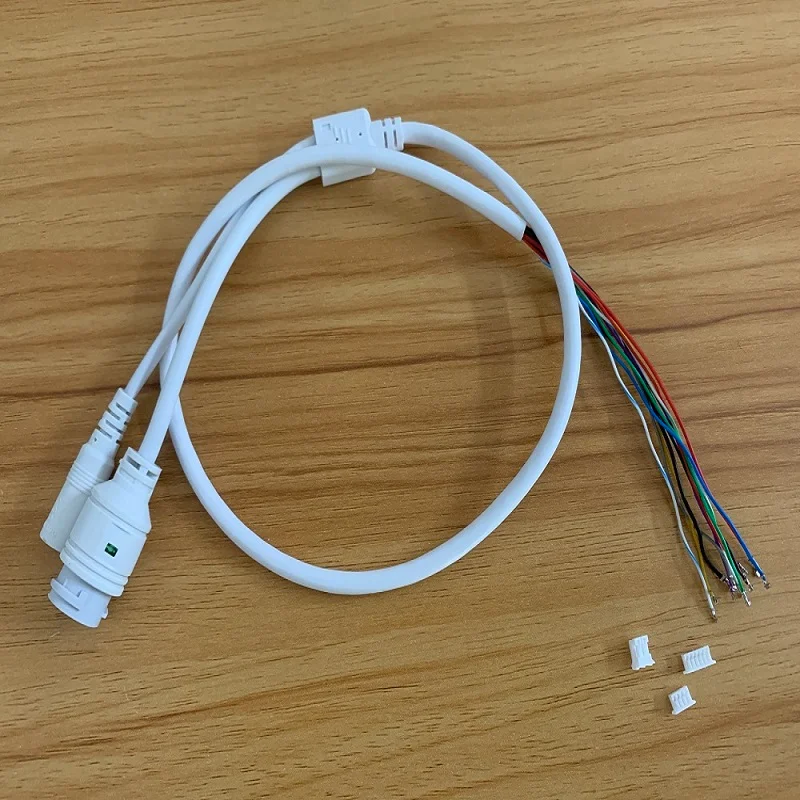 CCTV IP 카메라 보드 모듈 용 LAN 케이블 POE Mid-Span type 4/5(+) 7/8(-) 전원 공급 장치 용 추가 전선